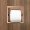 BALNEO Wall Box Paper 1 Copper Uchwyt na papier wbudowany w ścianę miedziany ze stali nierdzewnej